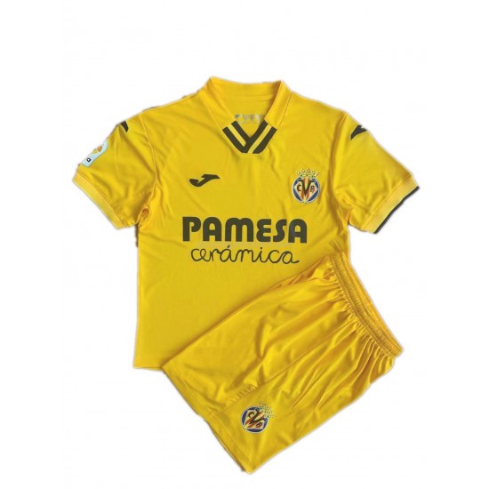 Maillot de Foot Villarreal CF Enfant Domicile 2021-2022 Manche Courte