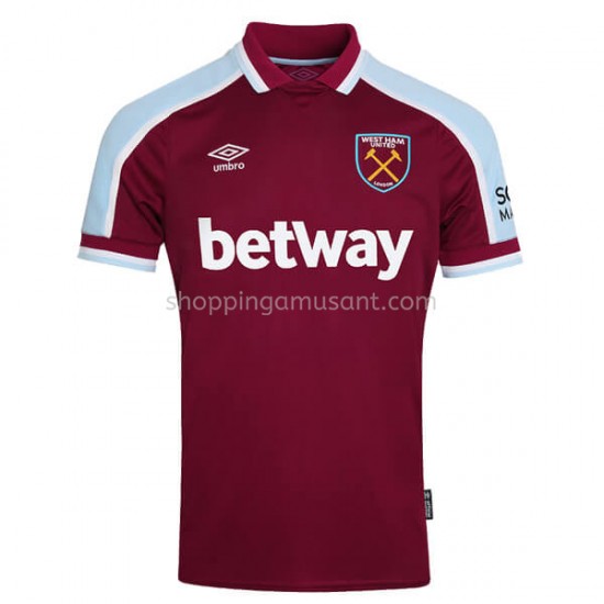 Maillot de Foot West Ham United Domicile 2021-2022 Manche Courte
