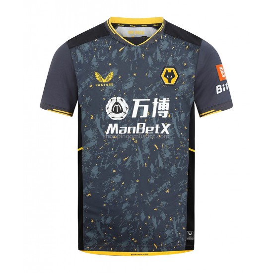 Maillot de Foot Wolverhampton Wanderers Extérieur 2021-2022 Manche Courte