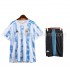 Maillot de Foot Argentine Enfant Domicile 2021 Manche Courte