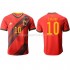 Maillot de Foot Belgique E.Hazard 10 Domicile Euro 2020 Manche Courte