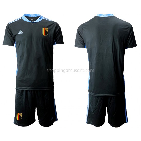 Maillot de Foot Belgique Gardien Enfant Domicile Euro 2020 Manche Courte