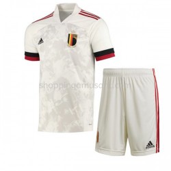 Maillot de Foot Belgique Enfant Extérieur Euro 2020 Manche Courte
