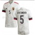 Maillot de Foot Belgique Vertonghen 5 Extérieur Euro 2020 Manche Courte