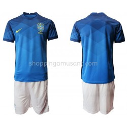 Maillot de Foot Brésil Enfant Extérieur 2020-2021 Manche Courte