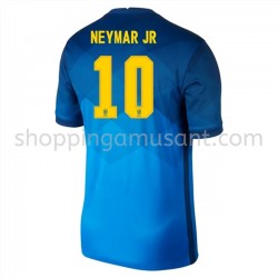 Maillot de Foot Brésil Neymar JR 10 Extérieur 2020-2021 Manche Courte