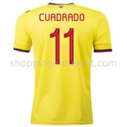 Maillot de Foot Colombie Cuadrado 11 Domicile 2020-2021 Manche Courte