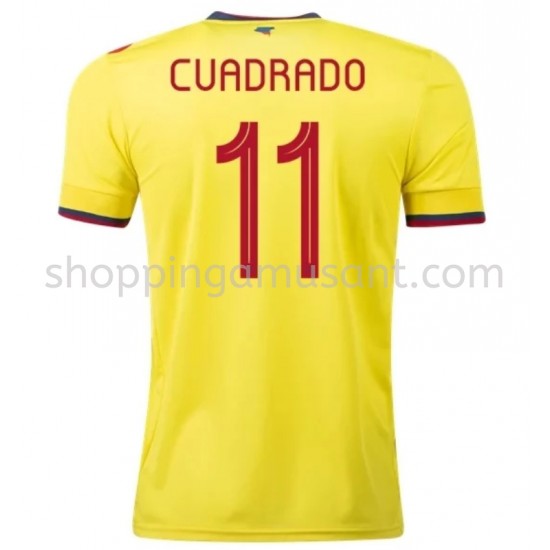 Maillot de Foot Colombie Cuadrado 11 Domicile 2020-2021 Manche Courte