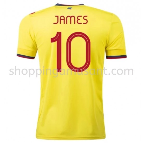 Maillot de Foot Colombie James 10 Domicile 2020-2021 Manche Courte
