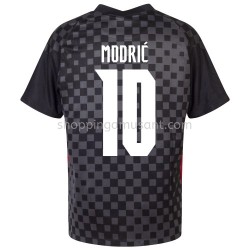 Maillot de Foot Croatie Luka Modrić 10 Extérieur Euro 2020 Manche Courte
