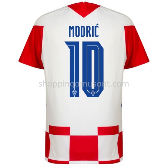 Maillot de Foot Croatie Luka Modrić 10 Domicile Euro 2020 Manche Courte