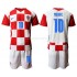 Maillot de Foot Croatie Luka Modrić 10 Enfant Domicile Euro 2020 Manche Courte