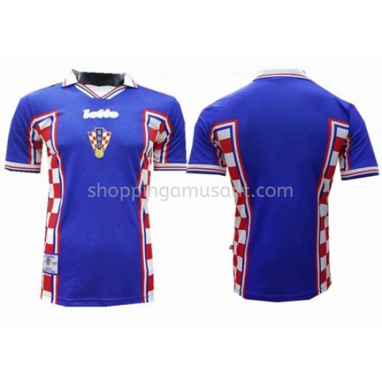 Maillot de Foot Croatie Retro Extérieur 1998 Manche Courte