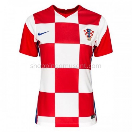 Maillot de Foot Croatie Féminine Domicile Euro 2020 Manche Courte