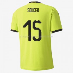 Maillot de Foot Tchéquie Tomas Soucek 15 Extérieur Euro 2020 Manche Courte