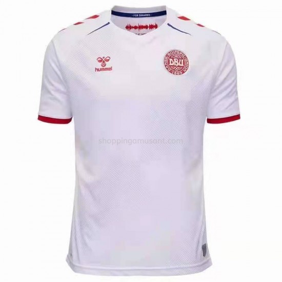Maillot de Foot Danemark Extérieur Euro 2020 Manche Courte