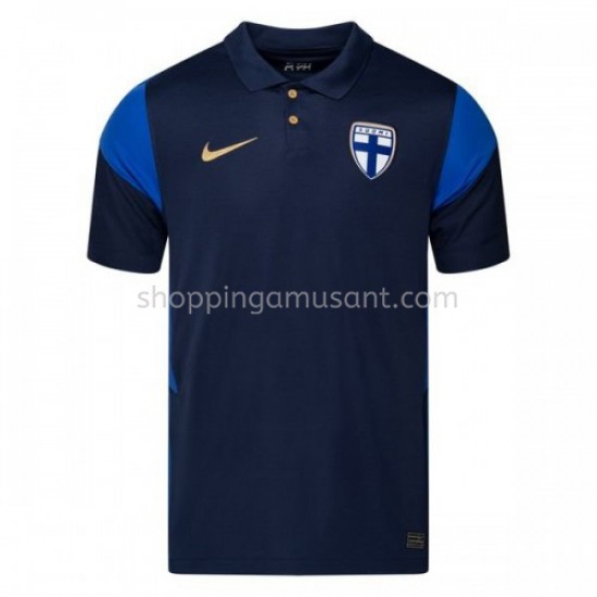 Maillot de Foot Finlande Extérieur Euro 2020 Manche Courte