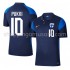 Maillot de Foot Finlande Teemu Pukki 10 Extérieur Euro 2020 Manche Courte