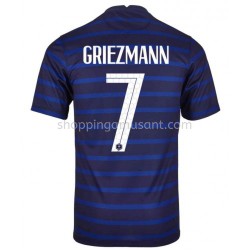 Maillot de Foot France Antoine Griezmann 7 Domicile Euro 2020 Manche Courte