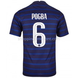 Maillot de Foot France Paul Pogba 6 Domicile Euro 2020 Manche Courte