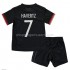 Maillot de Foot Allemagne Kai Havertz 7 Enfant Extérieur Euro 2020 Manche Courte