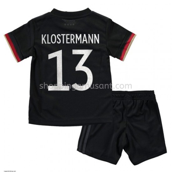 Maillot de Foot Allemagne Lukas Klostermann 13 Enfant Extérieur Euro 2020 Manche Courte