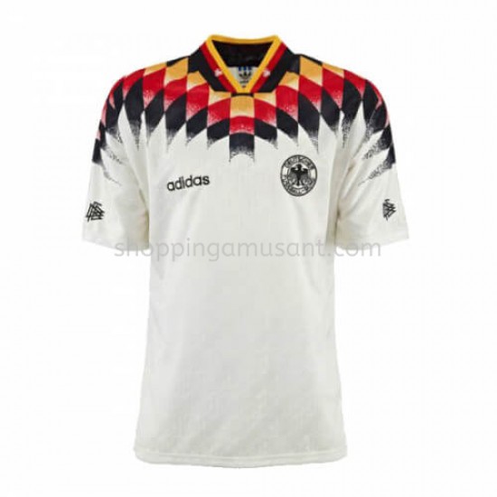 Maillot de Foot Allemagne Retro Domicile 1994 Manche Courte