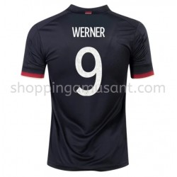 Maillot de Foot Allemagne Werner 9 Extérieur Euro 2020 Manche Courte
