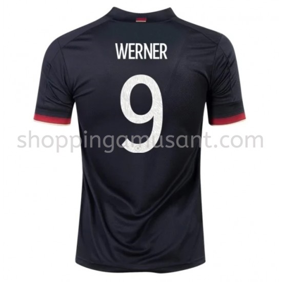 Maillot de Foot Allemagne Werner 9 Extérieur Euro 2020 Manche Courte