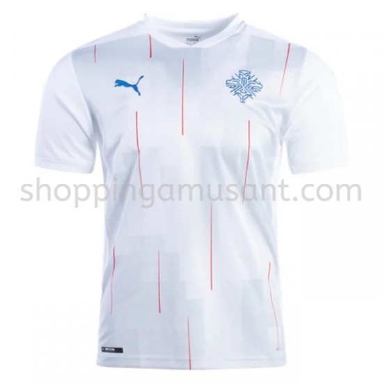 Maillot de Foot Islande Extérieur 2020-2021 Manche Courte