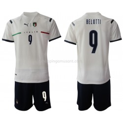 Maillot de Foot Italie Andrea Belotti 9 Enfant Extérieur 2021-2022 Manche Courte