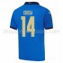 Maillot de Foot Italie Federico Chiesa 14 Domicile Euro 2020 Manche Courte