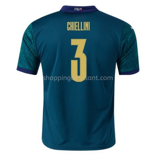 Maillot de Foot Italie Giorgio Chiellini 3 Neutre Euro 2020 Manche Courte