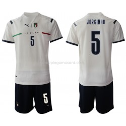 Maillot de Foot Italie Manuel Locatelli 5 Enfant Extérieur 2021-2022 Manche Courte