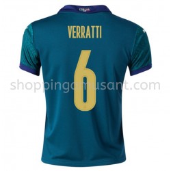Maillot de Foot Italie Verratti 6 Neutre Euro 2020 Manche Courte