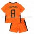 Maillot de Foot Pays-Bas Georginio Wijnaldum 8 Enfant Domicile Euro 2020 Manche Courte
