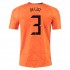 Maillot de Foot Pays-Bas MATTHIJS DE LIGT 3 Domicile Euro 2020 Manche Courte