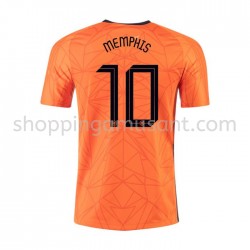 Maillot de Foot Pays-Bas MEMPHIS 10 Domicile Euro 2020 Manche Courte