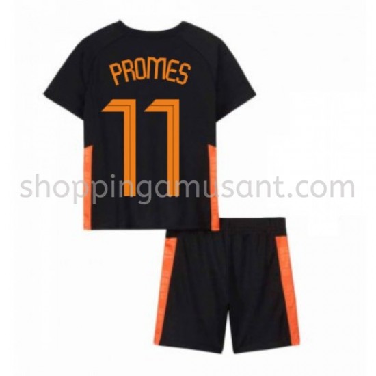Maillot de Foot Pays-Bas Quincy Promes 11 Enfant Extérieur Euro 2020 Manche Courte