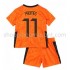 Maillot de Foot Pays-Bas Quincy Promes 11 Enfant Domicile Euro 2020 Manche Courte
