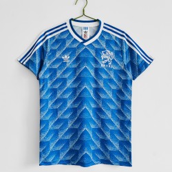 Maillot de Foot Pays-Bas Retro Extérieur 1988 Manche Courte