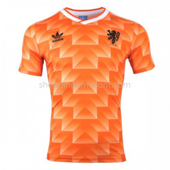 Maillot de Foot Pays-Bas Retro Domicile 1988 Manche Courte