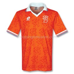 Maillot de Foot Pays-Bas Retro Domicile 1996 Manche Courte