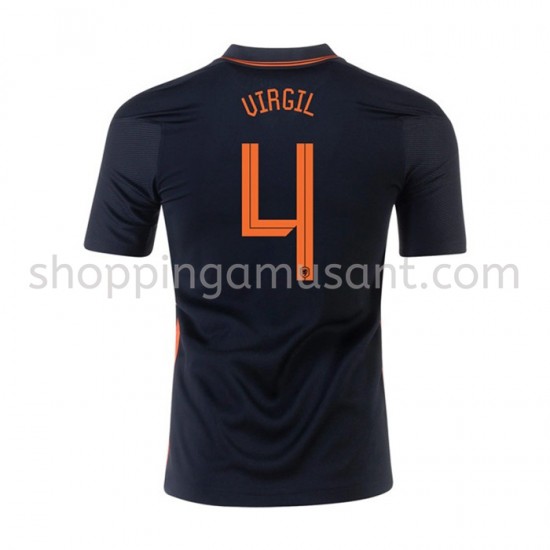 Maillot de Foot Pays-Bas VIRGIL 4 Extérieur Euro 2020 Manche Courte