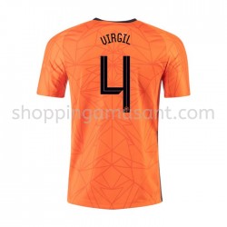 Maillot de Foot Pays-Bas VIRGIL 4 Domicile Euro 2020 Manche Courte
