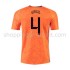Maillot de Foot Pays-Bas VIRGIL 4 Domicile Euro 2020 Manche Courte
