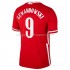 Maillot de Foot Pologne Robert Lewandowski 9 Extérieur Euro 2020 Manche Courte