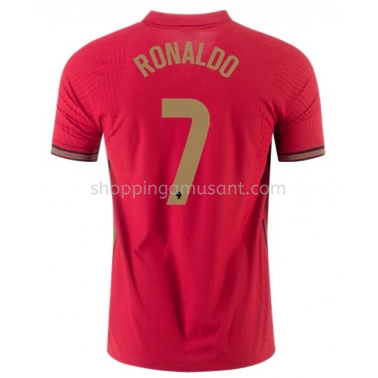 Maillot de Foot Portugal Cristiano Ronaldo 7 Domicile Euro 2020 Manche Courte