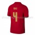 Maillot de Foot Portugal Ruben Dias 4 Domicile Euro 2020 Manche Courte
