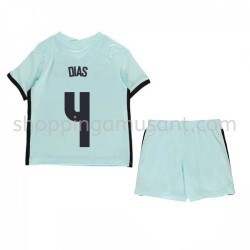 Maillot de Foot Portugal Ruben Dias 4 Enfant Extérieur Euro 2020 Manche Courte